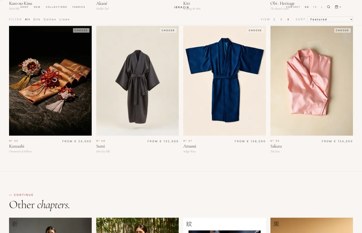 All Kimono — product grid
