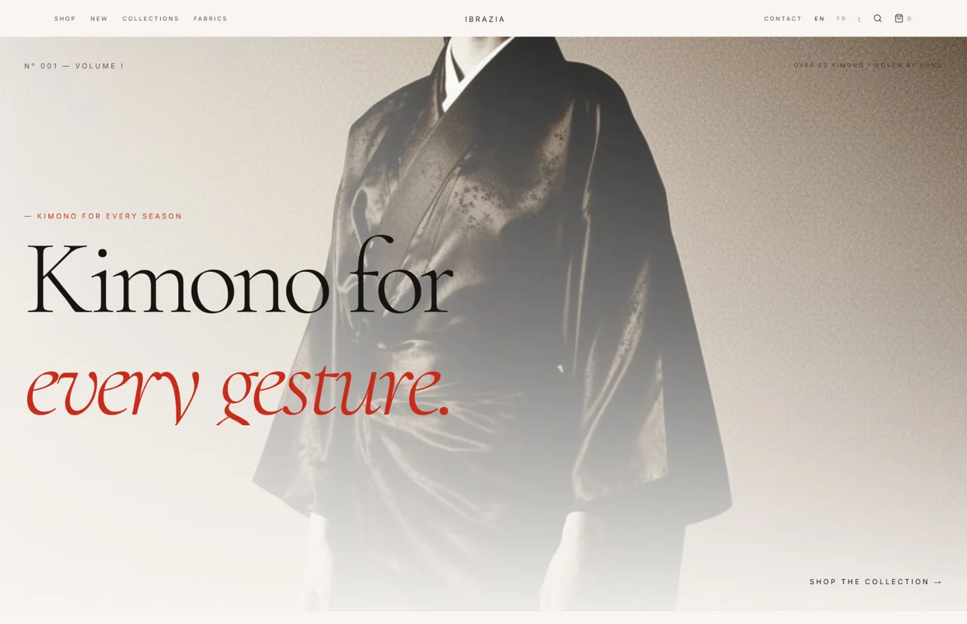 Hero — every gesture